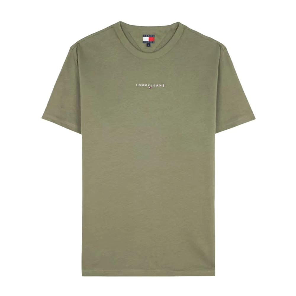 Tommy Jeans Groene Regular Fit Korte Mouw T-shirt Green Heren