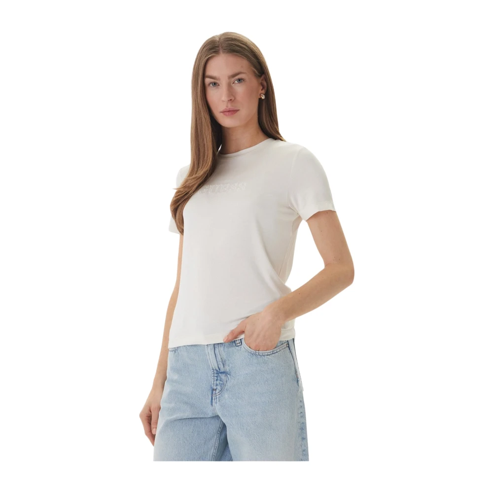 Guess Damen Weiß T-Shirt Marika - Bild 2