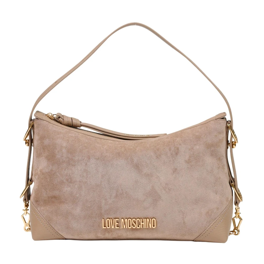Love Moschino - Bolso De Hombro Mediano - Bags - Mujer - Beige - One Size
