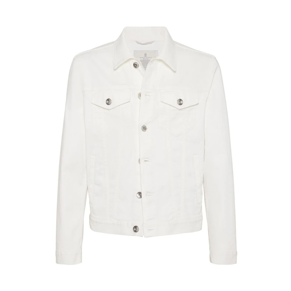 Jackets > Denim Jackets - - Brunello Cucinelli - Modalova