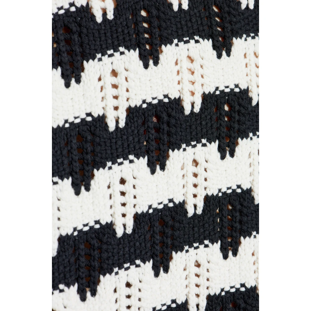 Moschino Trui met gestreept patroon Black Heren