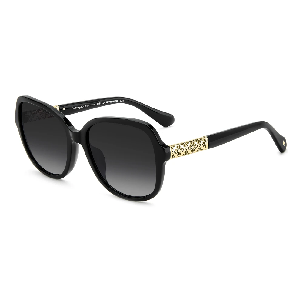Kate Spade Women's Black Eliza 2 Sunglasses - Sunglasses - 57 Mm - Accessories
