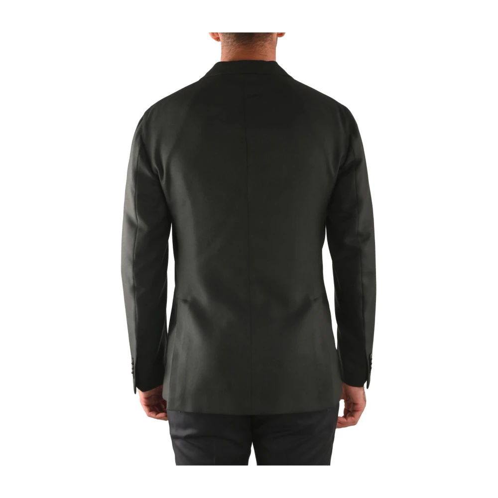 Boglioli 100% Wol Heren Single-Breasted Jas Green Heren