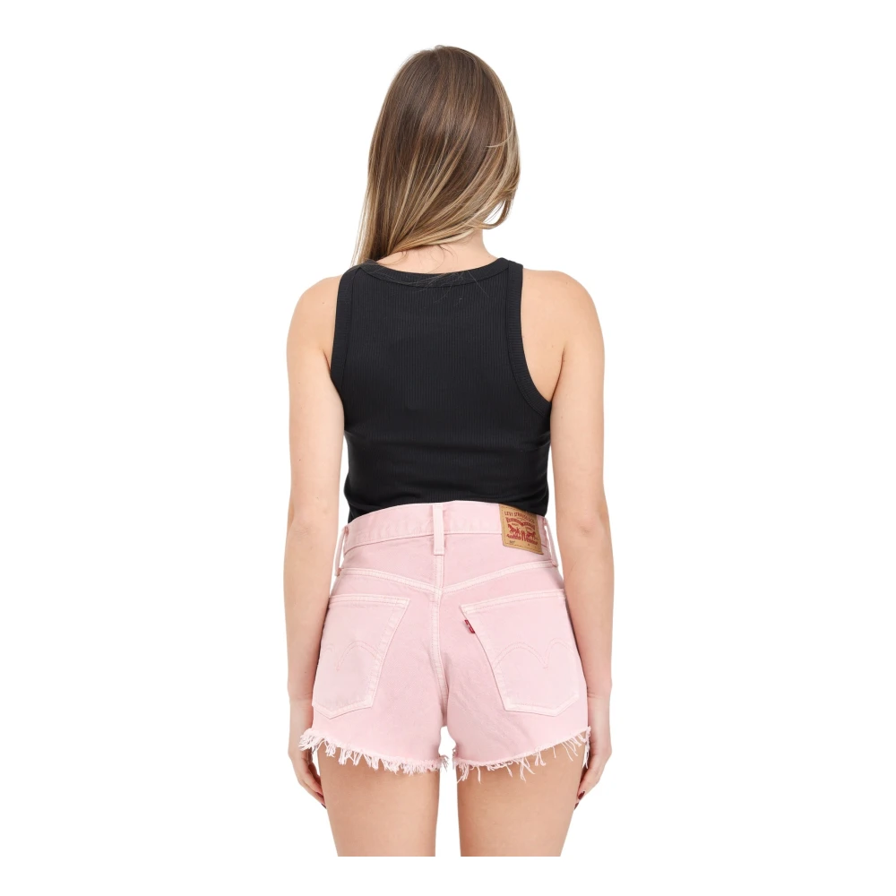 Levi's Denim Shorts Pink Dames