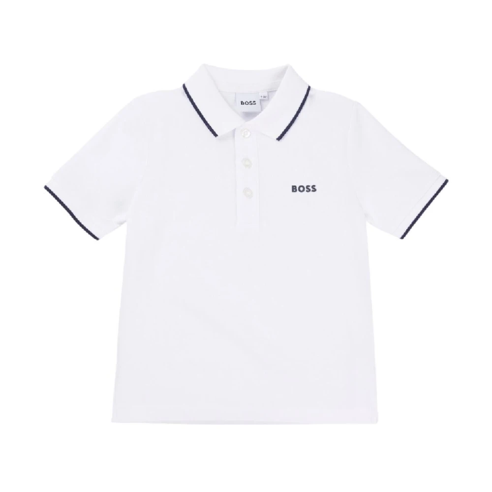 Hugo Men's White Short Sleeve Polo Shirt