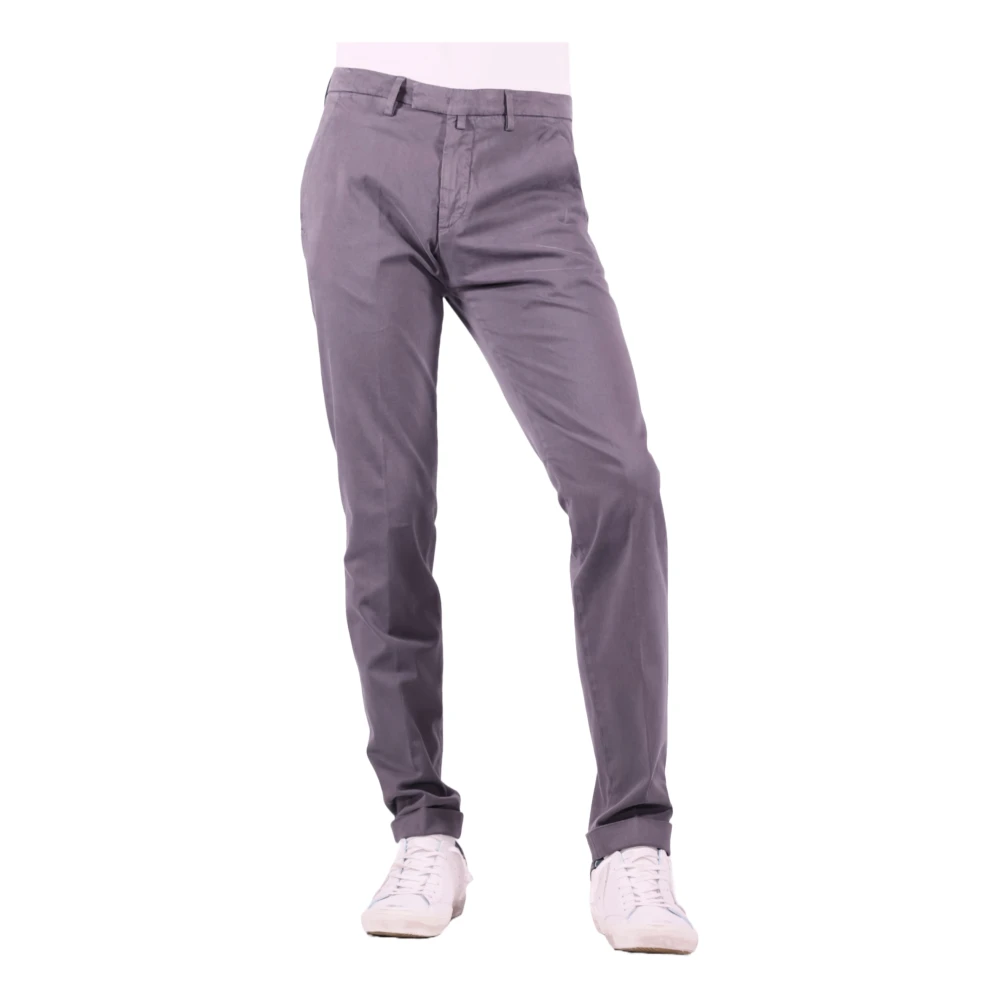 Briglia Stretch Katoen Grijze Broek Gray Heren