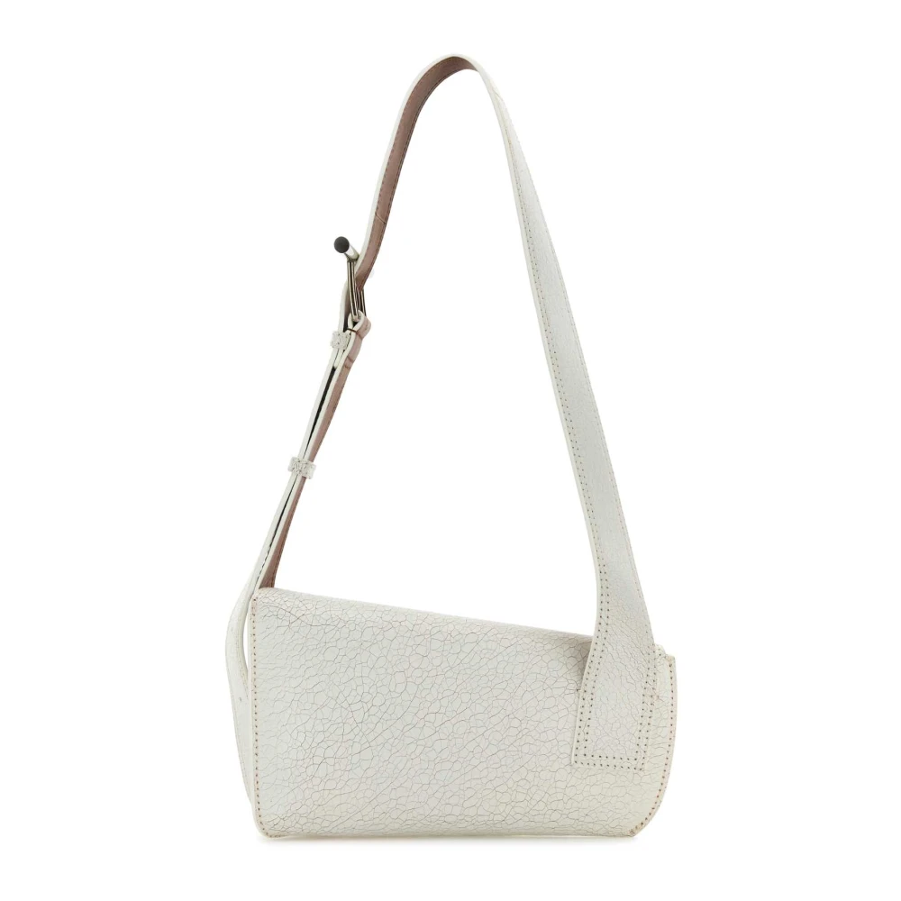 alexander mcqueen Witte leren Crossbody tas White Dames