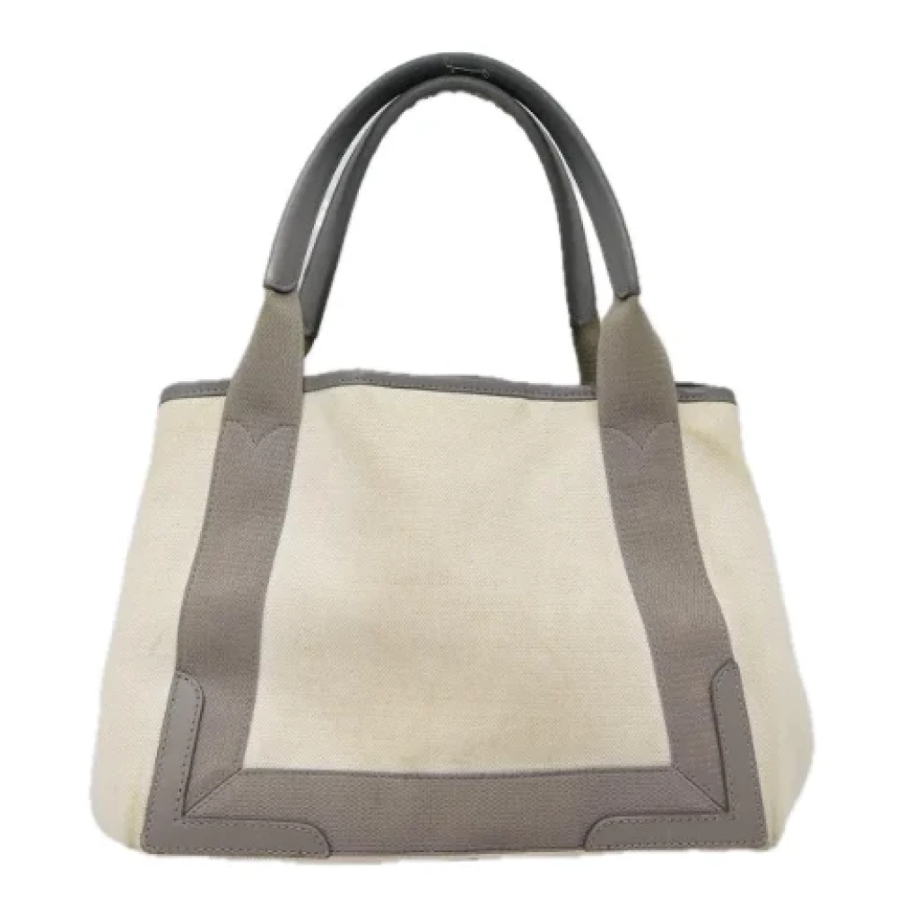 Balenciaga Vintage Pre-owned Canvas handbags White Dames