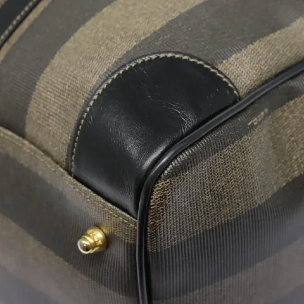 Fendi Vintage Pre-owned Canvas travel-bags Brown Dames