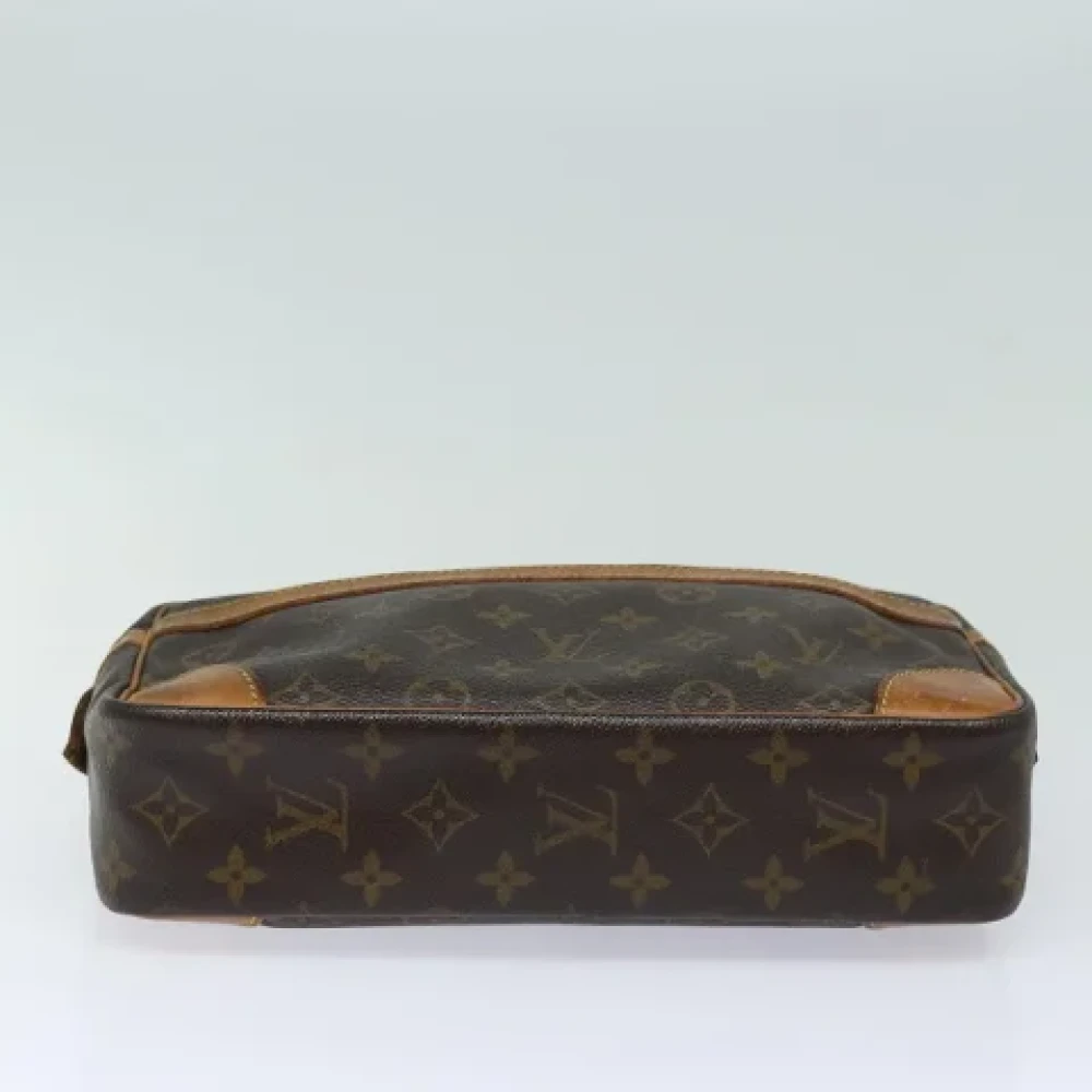 Louis Vuitton Vintage Pre-owned Canvas clutches Brown Dames