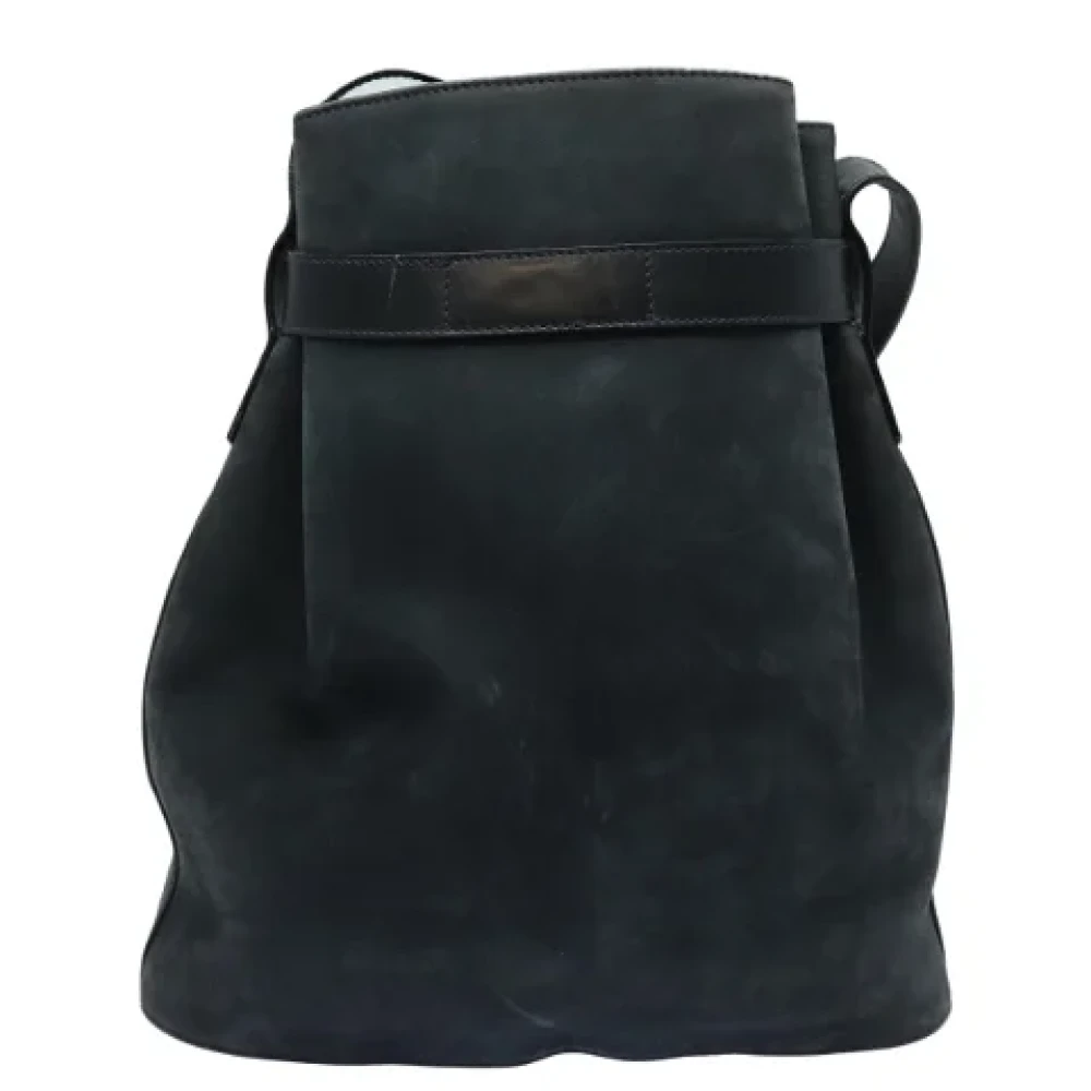 Salvatore Ferragamo Pre-owned Suede shoulder-bags Blue Dames