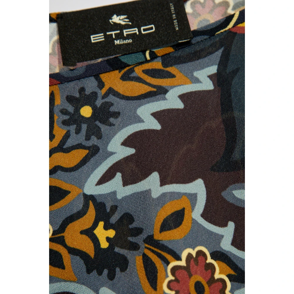 ETRO Jurk met Bandjes Multicolor Dames