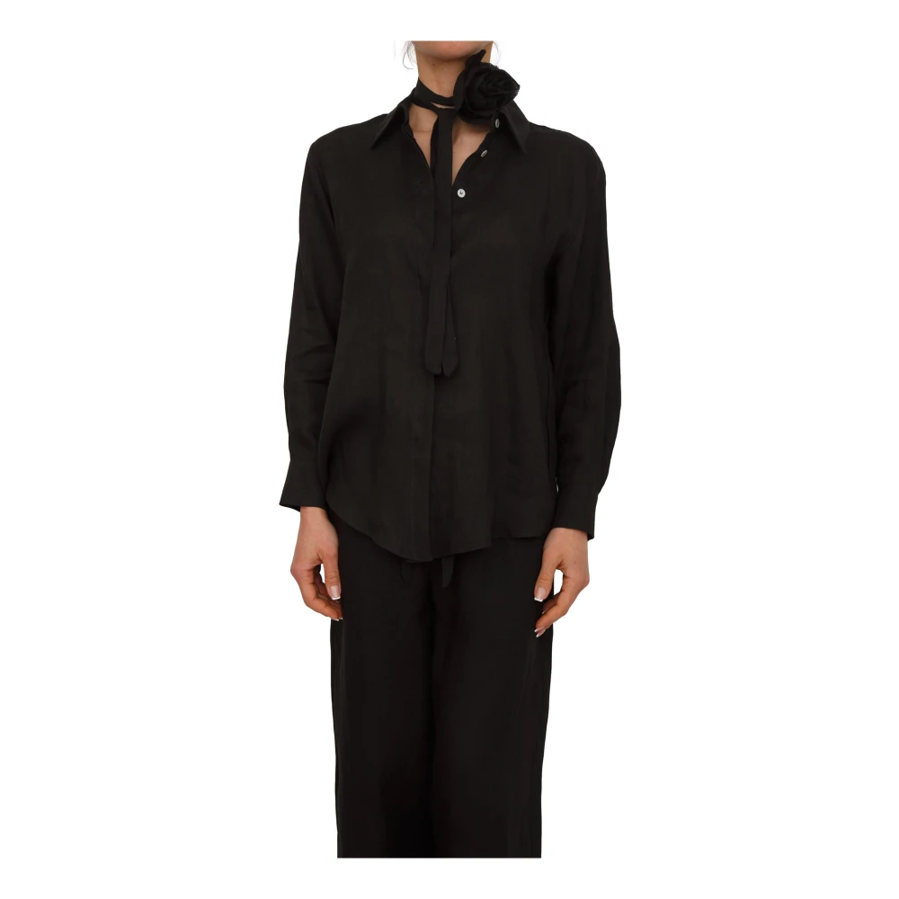 Marella Donna Nero Camicette M, New,