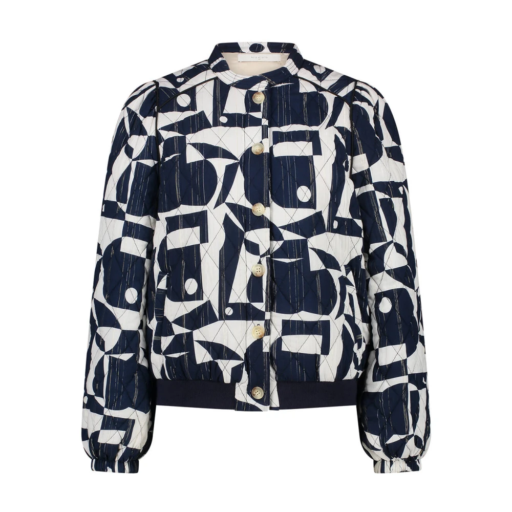 Nukus Romee Stijlvolle Jas Blue Dames