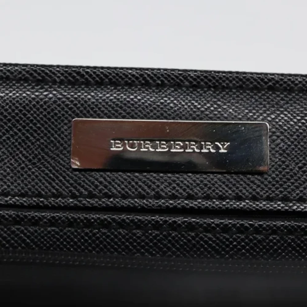 Burberry Vintage Pre-owned Canvas handbags Beige Dames