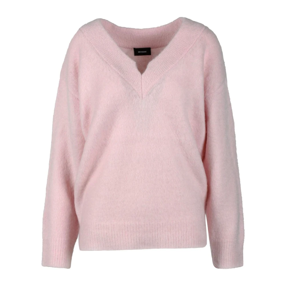 We11Done Mohair Blandning Stickad Tröja Pink, Dam