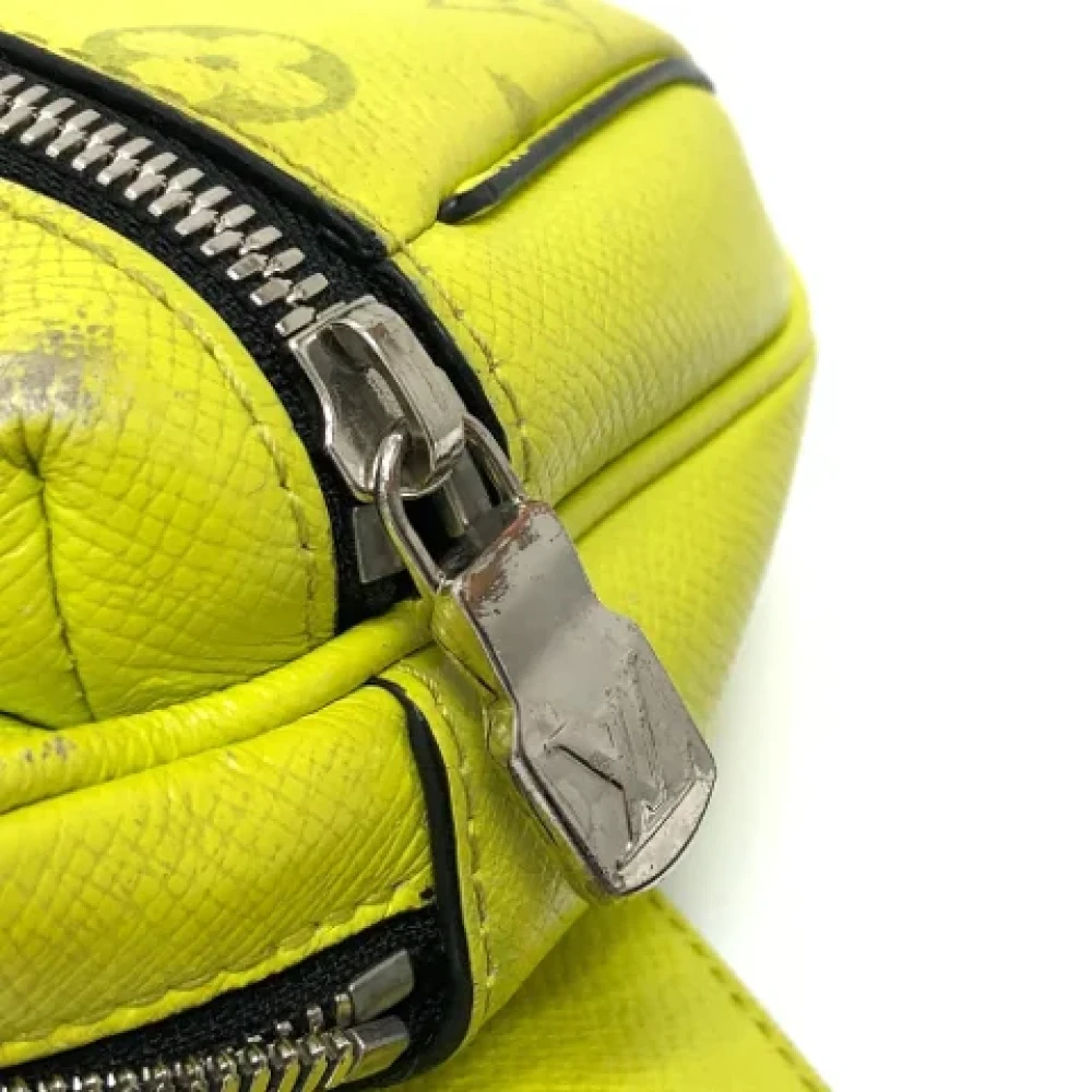 Louis Vuitton Vintage Pre-owned Leather shoulder-bags Yellow Heren
