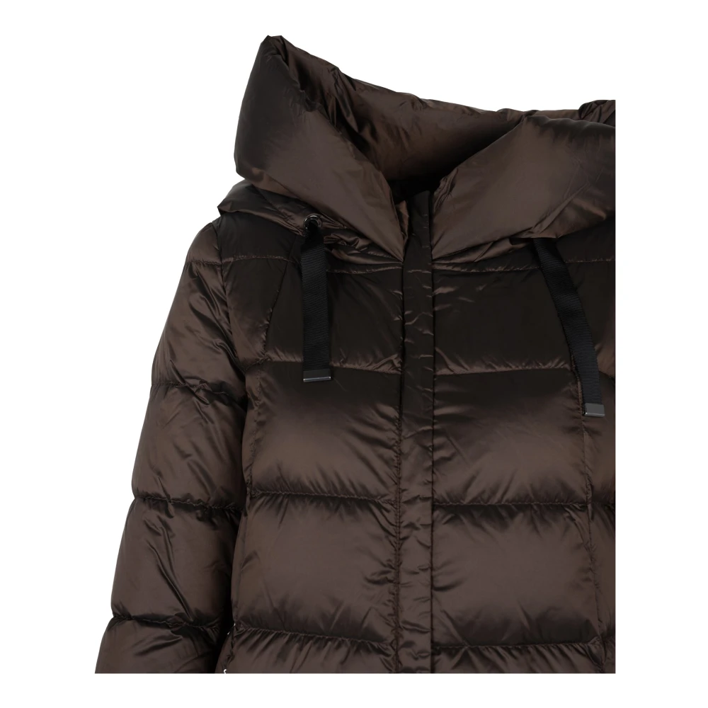 Geox Gewatteerde Parka Jas Brown Dames
