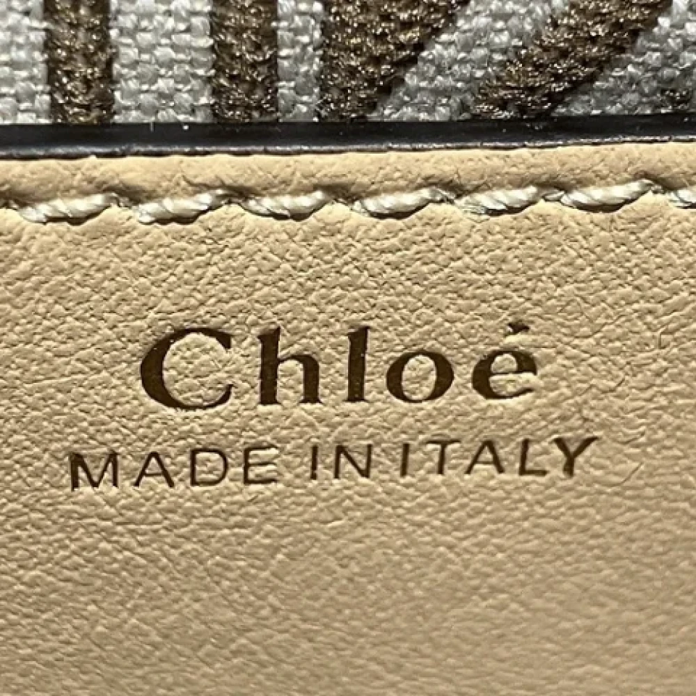 Chloé Pre-owned Leather handbags Beige Dames