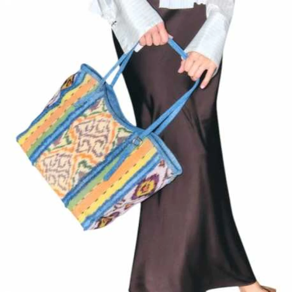 Claris Virot Kleurrijke Patchwork Schoudertas Multicolor Dames
