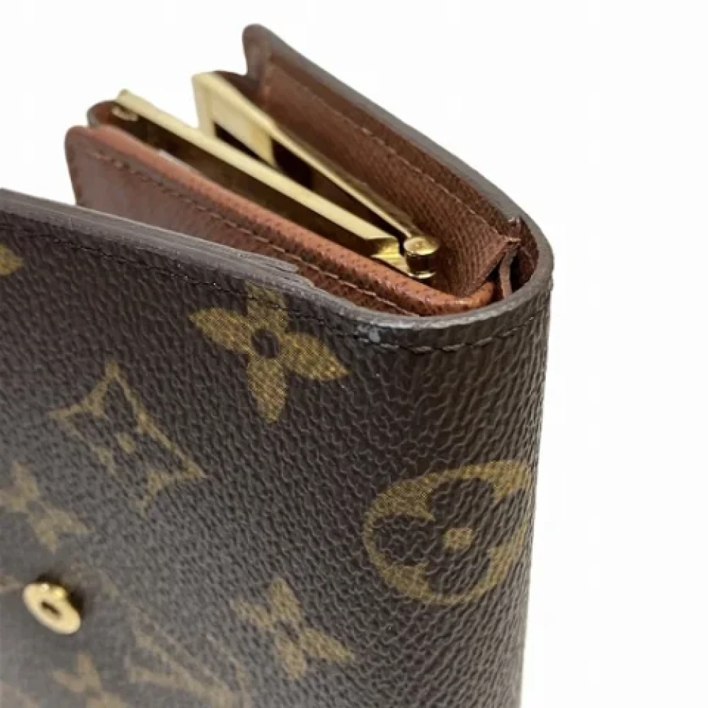 Louis Vuitton Vintage Pre-owned Canvas wallets Brown Dames