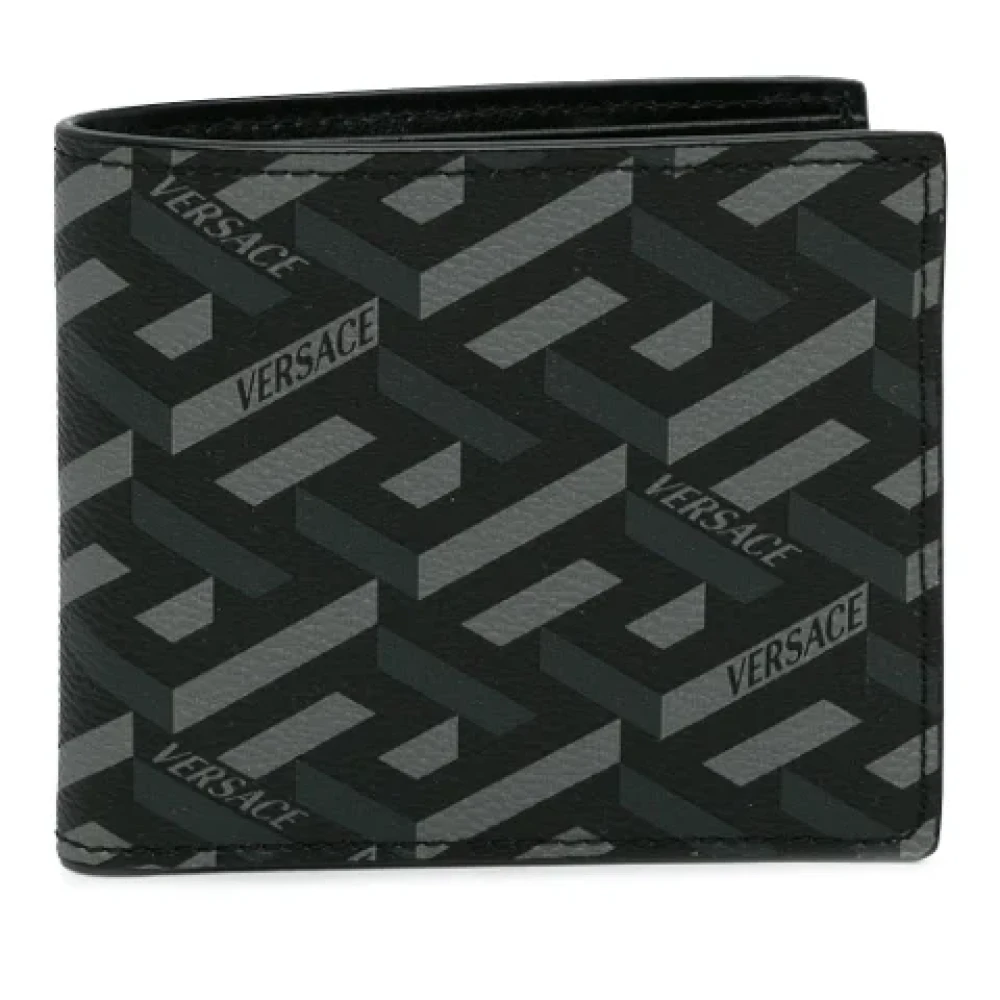 Versace Pre-owned Fabric wallets Black Dames