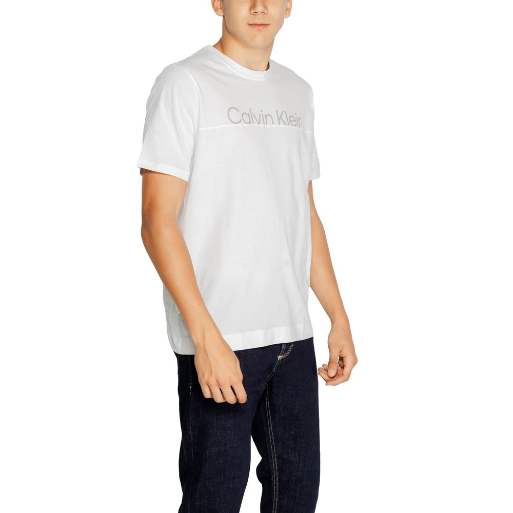 Calvin Klein Sportief katoenen T-shirt Herfst Winter Collectie White Heren