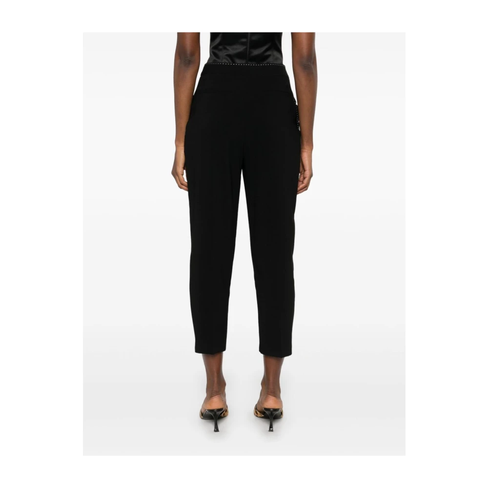 Elisabetta Franchi Zwarte Broek voor Vrouwen Black Dames