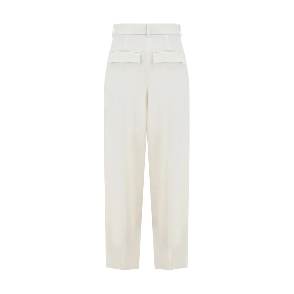 Róhe Klassieke broek met knoopsluiting White Dames