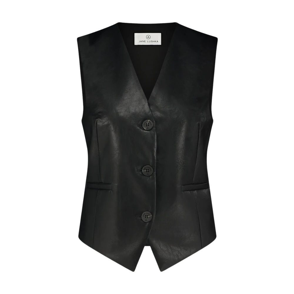 Jane Lushka Erik Vest Black Dames
