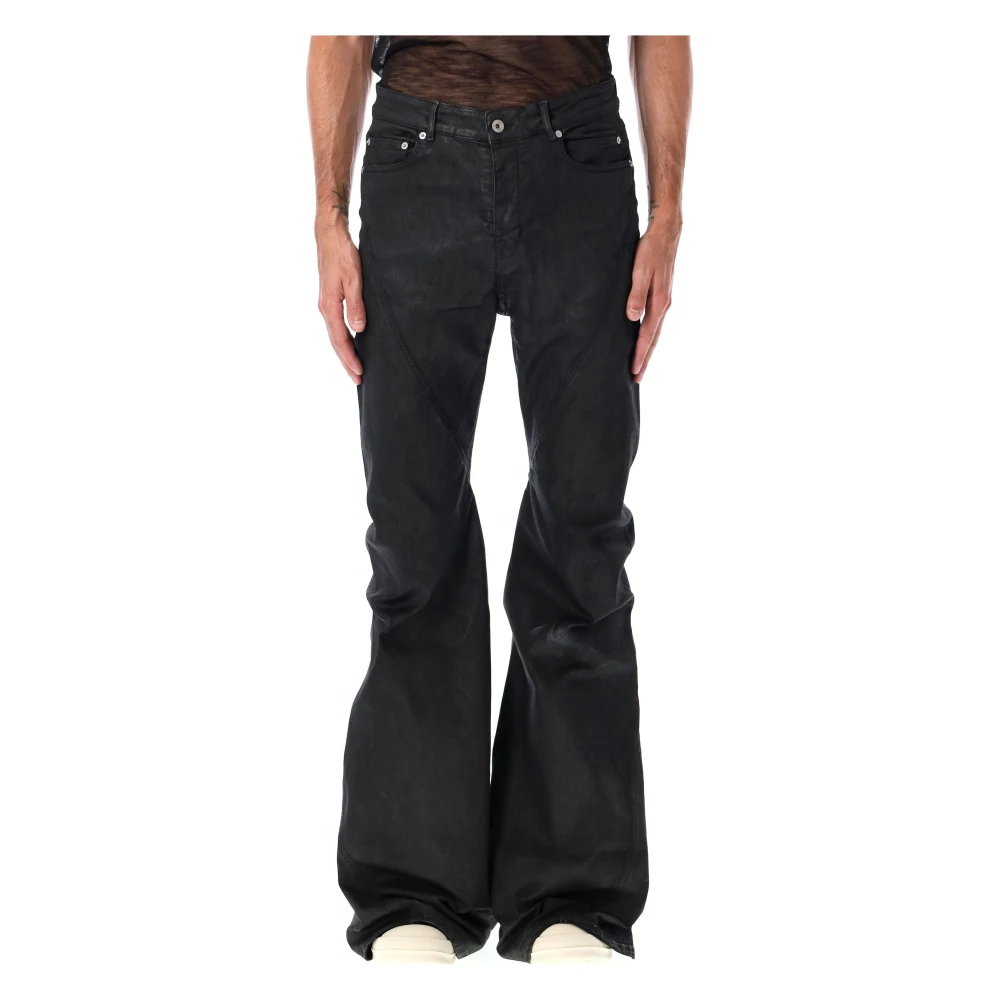 Rick Owens Drkshdw Men's Black Bolan Bootcut Jeans - Man Jeans 30 - Image 2