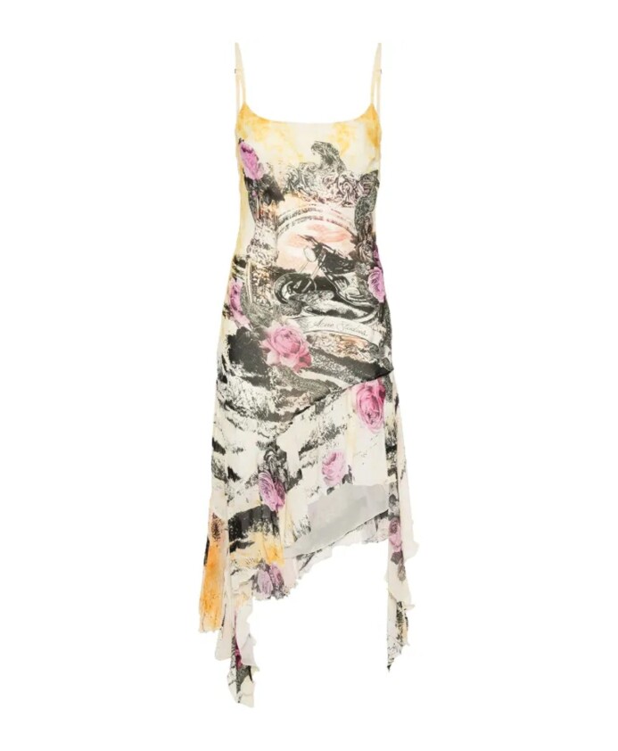 robe-jaune-avec-ourlet-volante