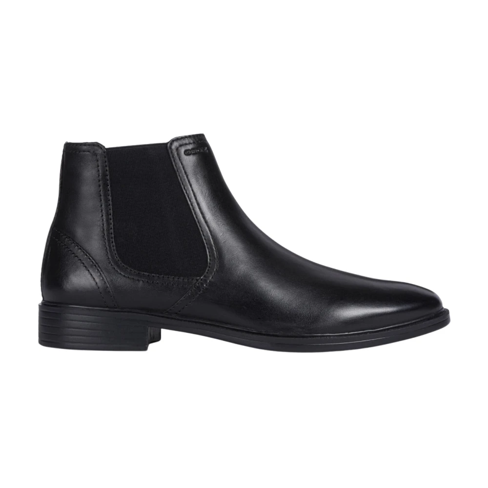 Geox Men's Black Chelsea Boots,, Ankle Boots For Size 11 Uk