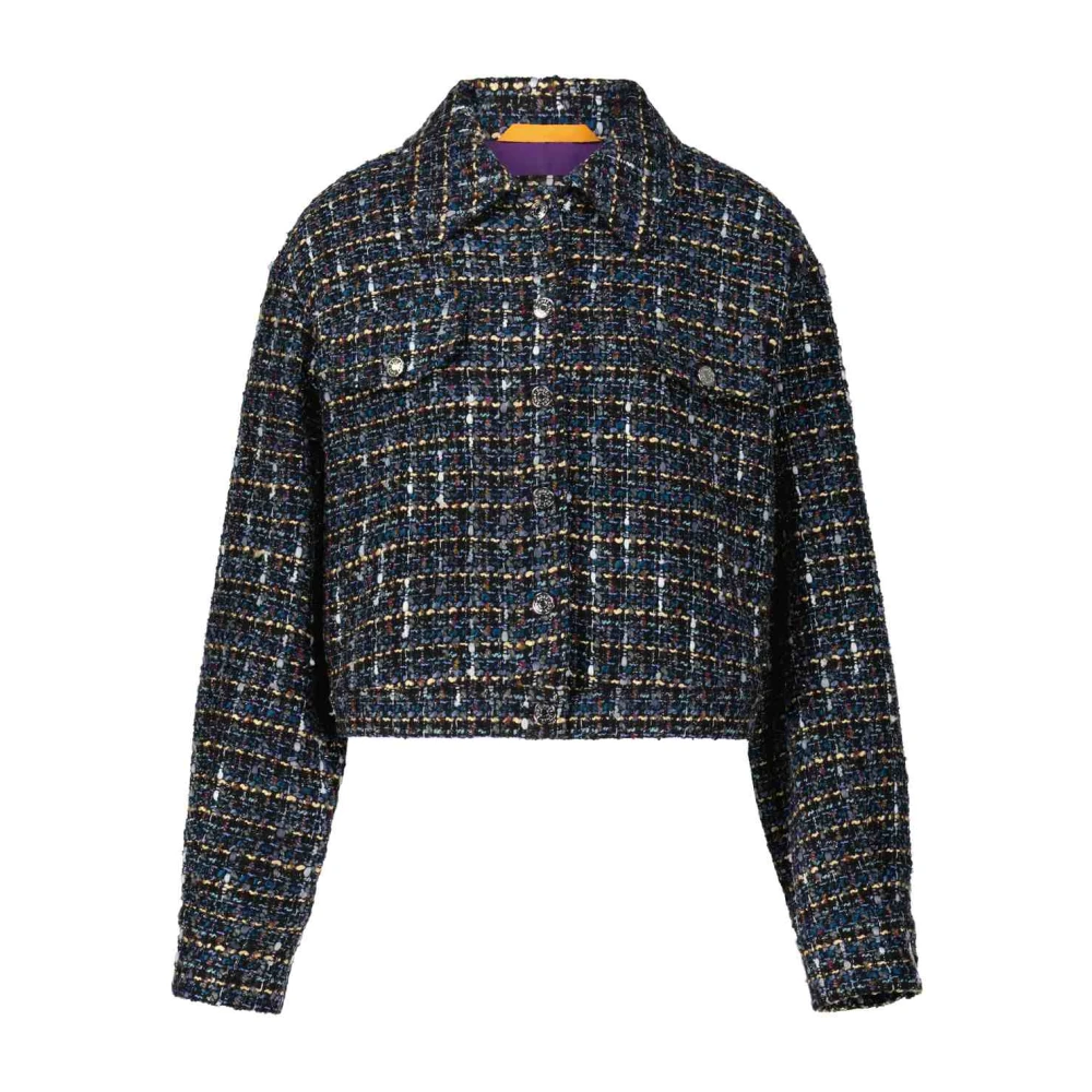 Hugo Boss Blouson in Tweed-Optik met Glitterdraad Multicolor Dames