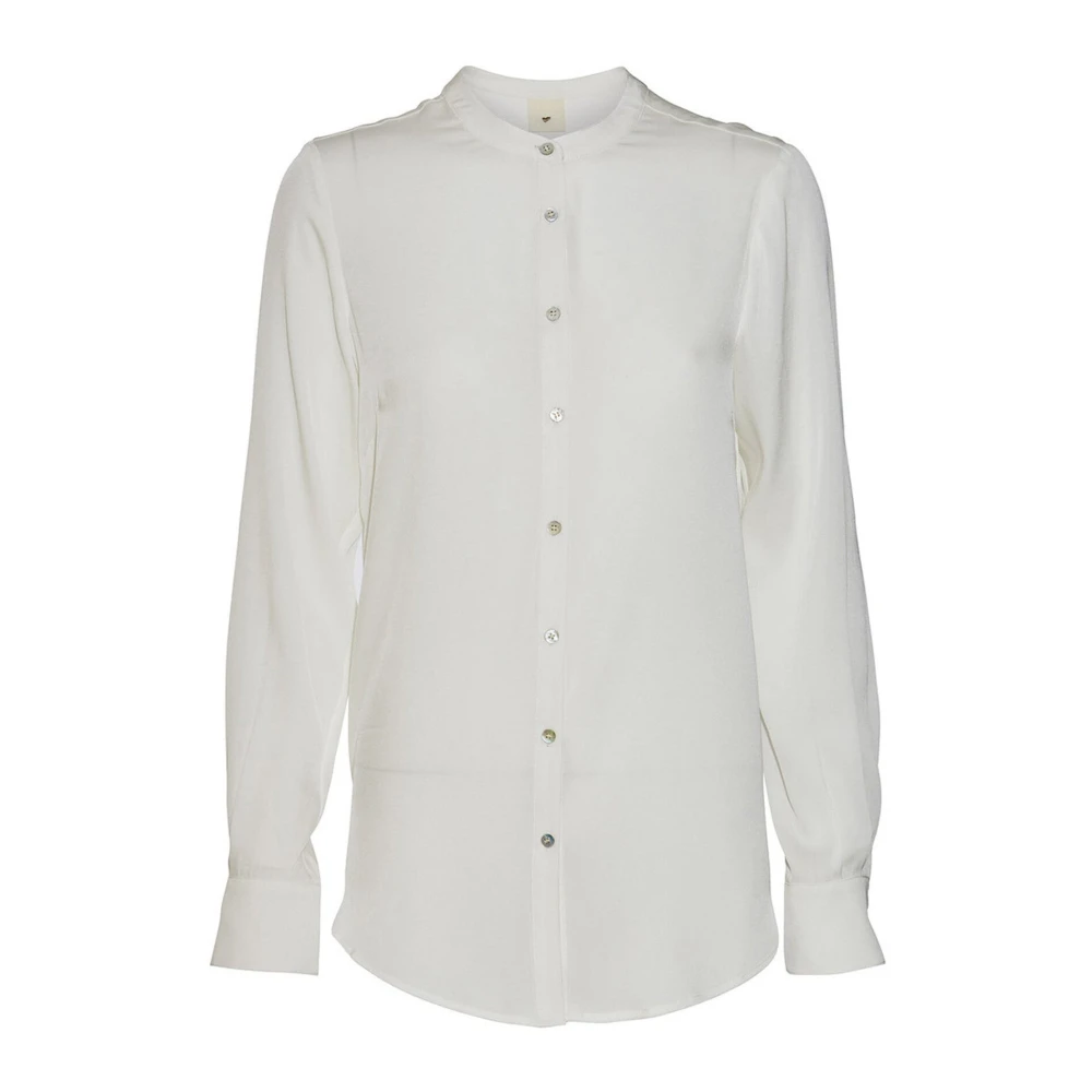 Heartmade White Classic Maple Shirt Off - Female - Shirts - 2XS - Blouses & Shirts