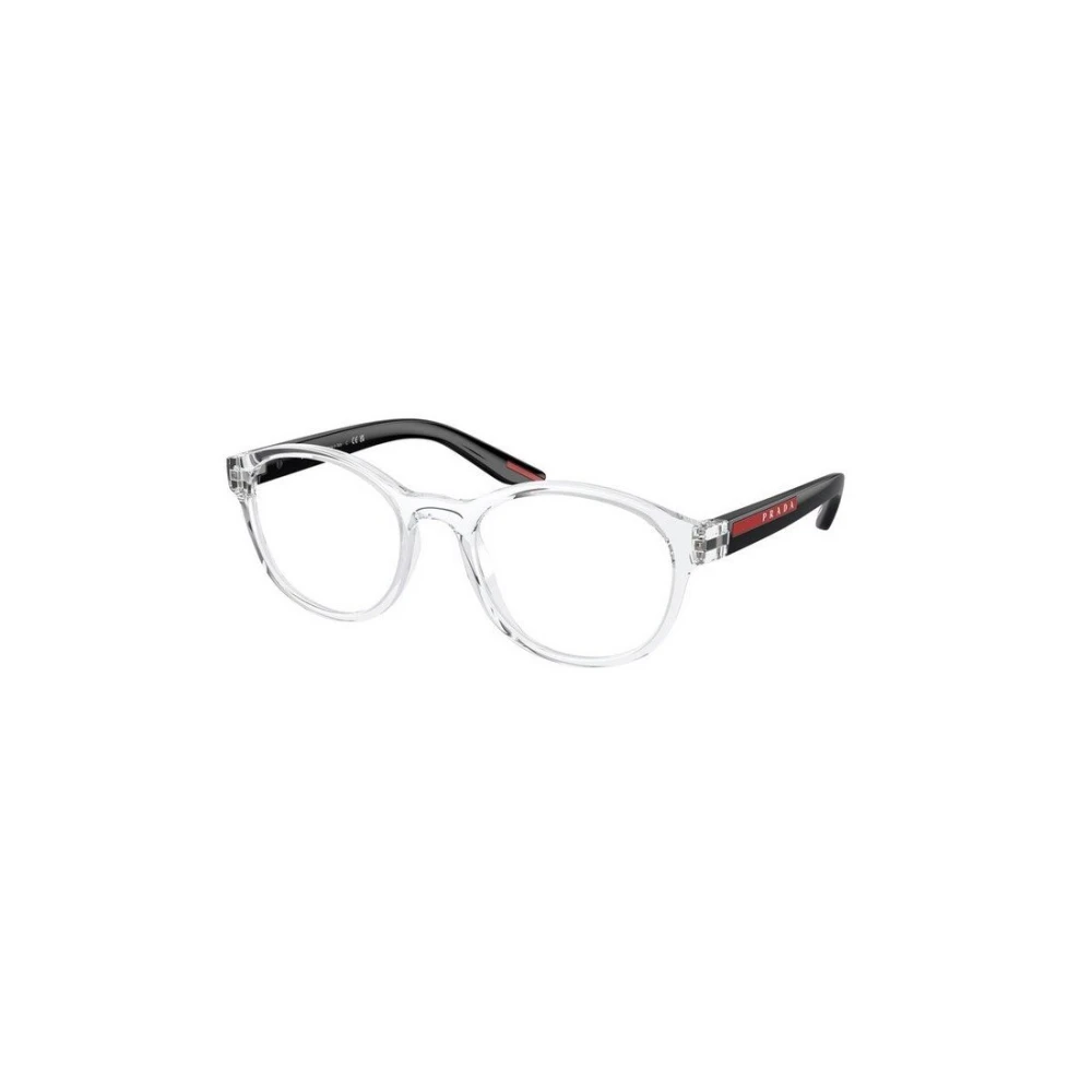 Prada Wit Montuur Zonnebril PS 07Pv White Unisex