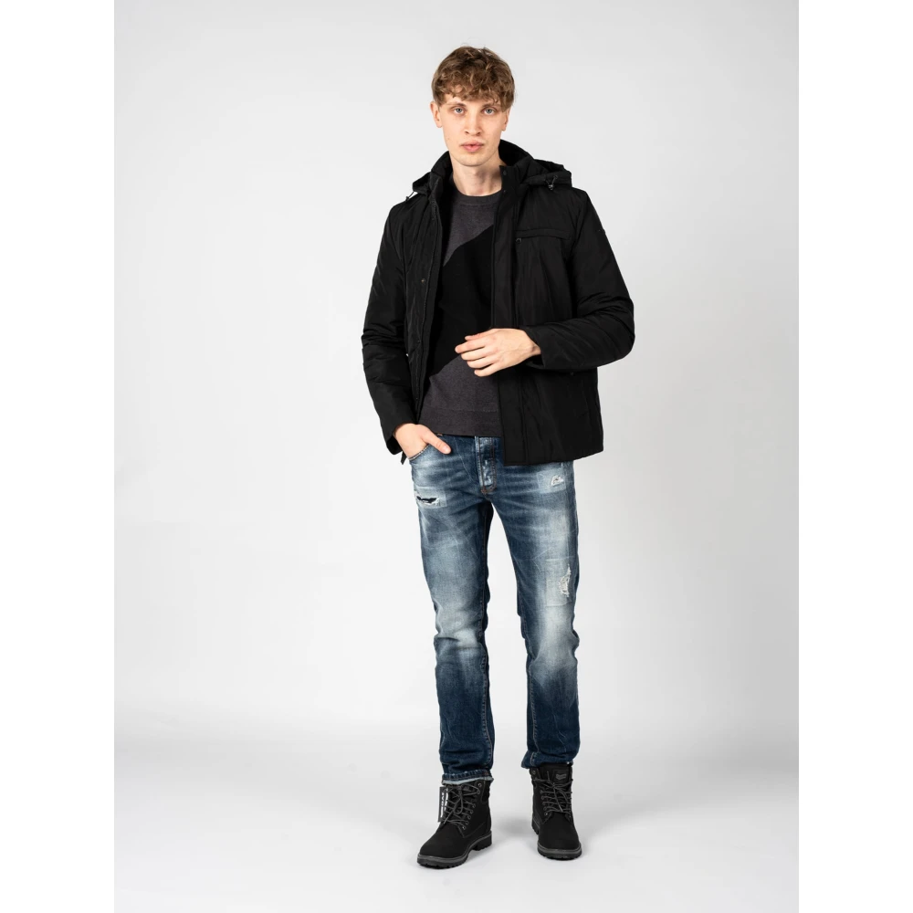 Geox Elegante All-Weather Jas Black Heren