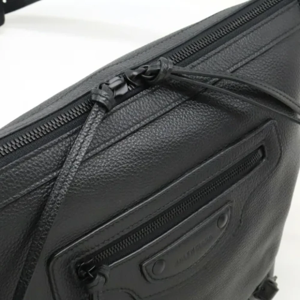 Balenciaga Vintage Pre-owned Leather shoulder-bags Black Dames