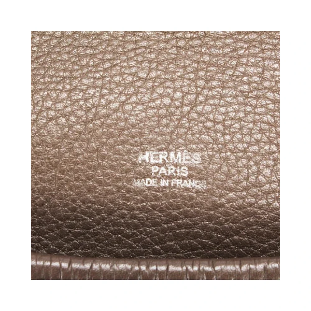 Hermès Vintage Pre-owned Leather shoulder-bags Brown Heren