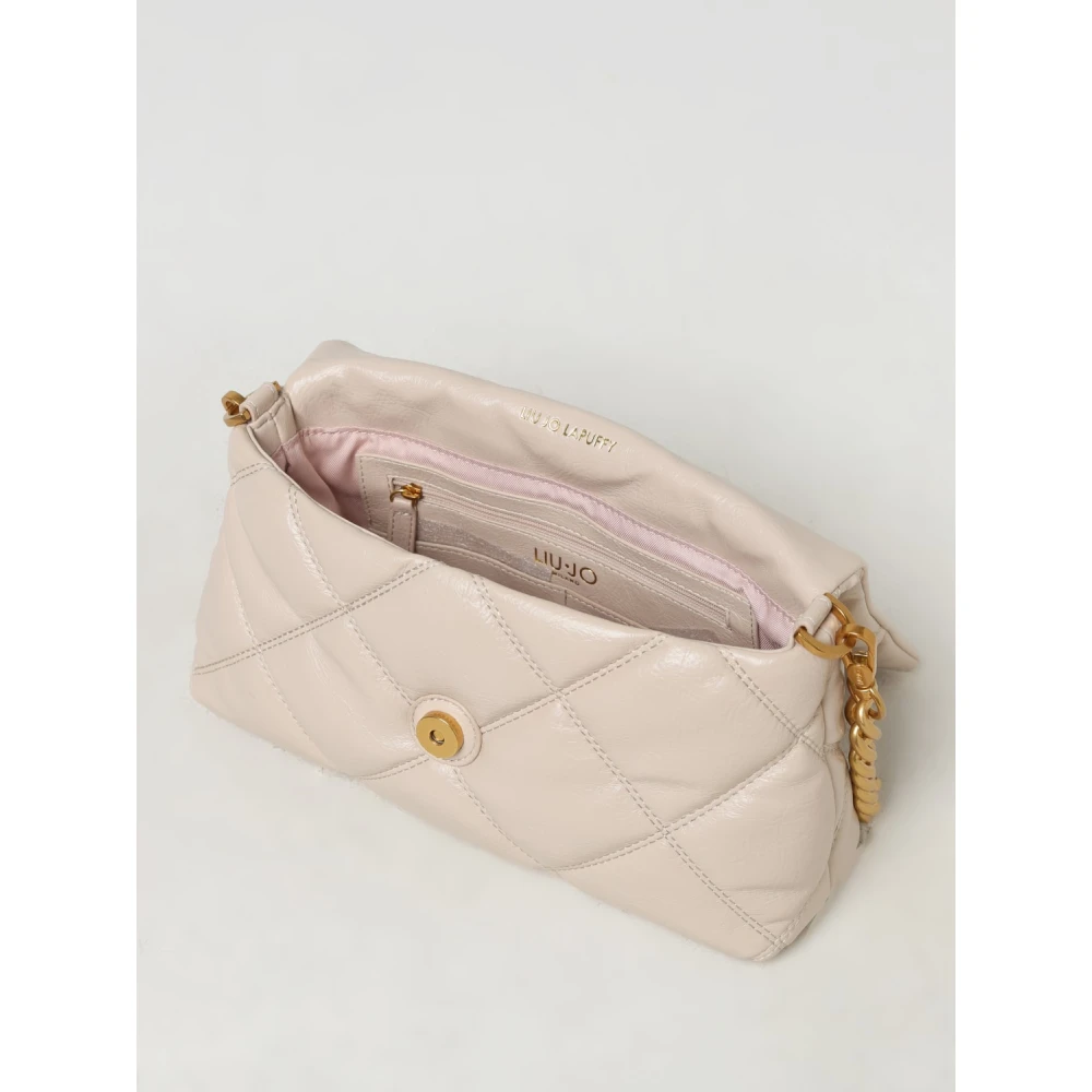 Liu Jo Gewatteerde schoudertas met puffy design Beige Dames