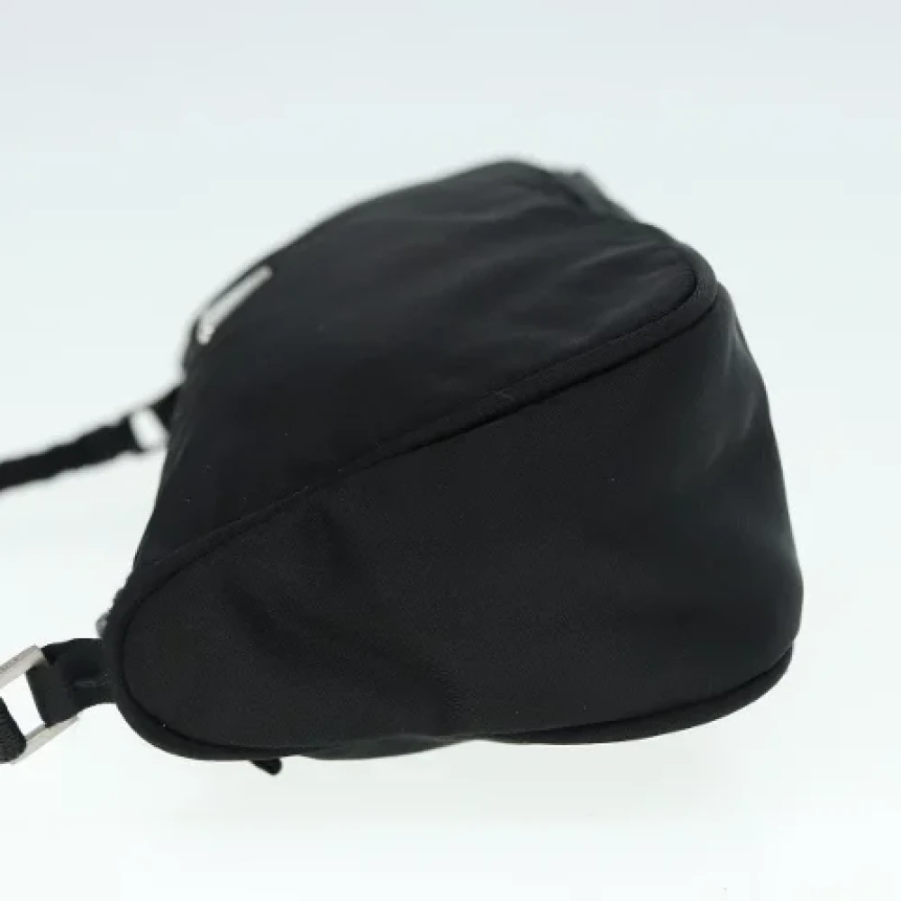 Prada Vintage Pre-owned Fabric clutches Black Dames