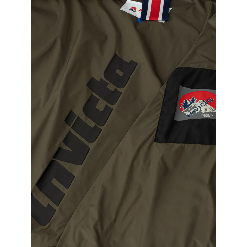 Invicta Zwarte Windbreaker Jas Black Heren