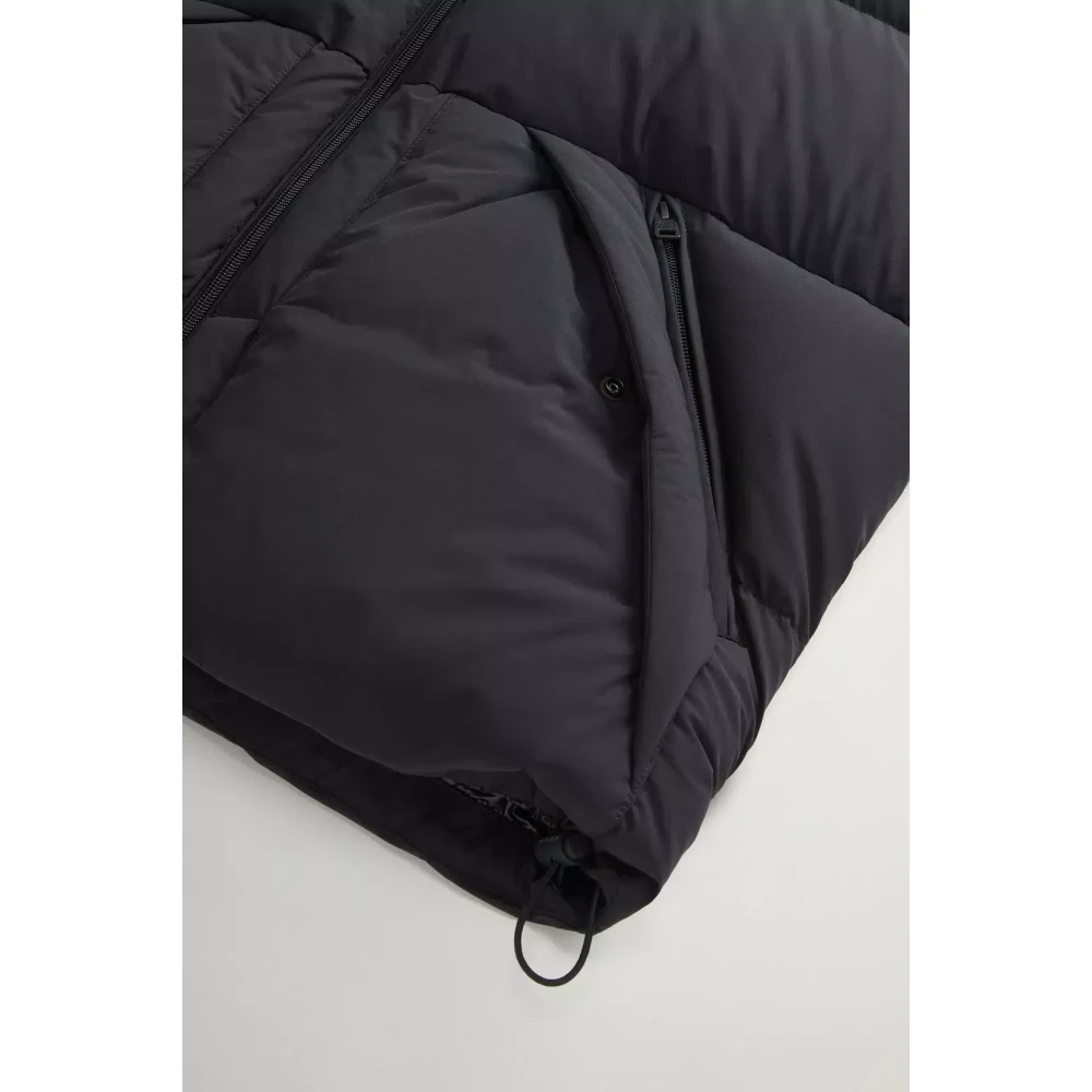 Woolrich Black Down Jacket Sierra Supreme Black Heren