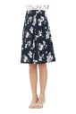 jupe-midi-bleue-florale-elegante-printemps