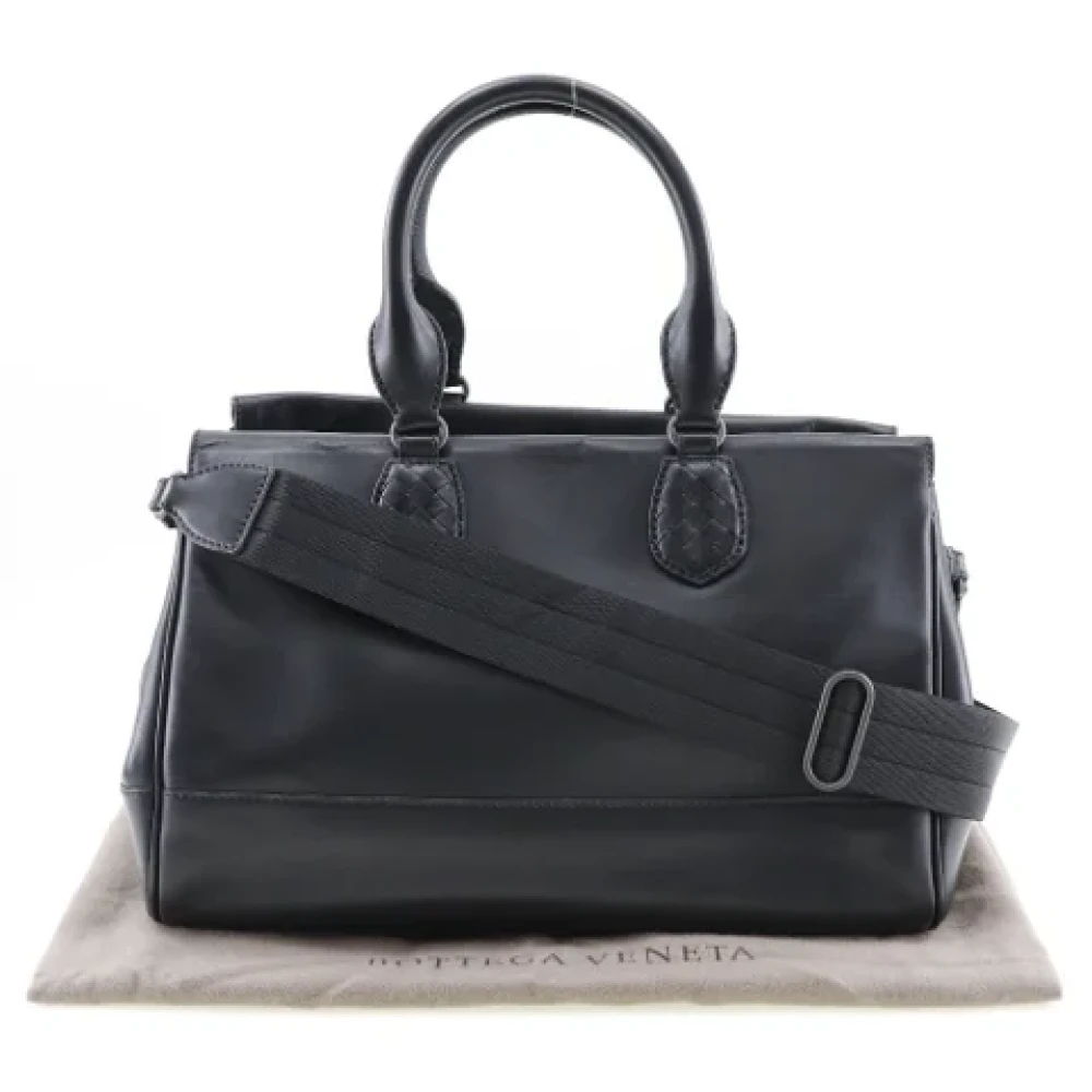 Bottega Veneta Vintage Pre-owned Leather handbags Black Dames