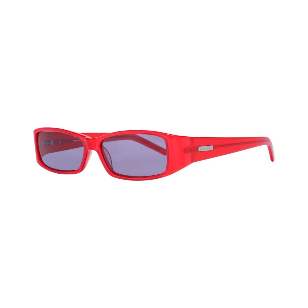 More & More Women's Red Rectangular Sunglasses