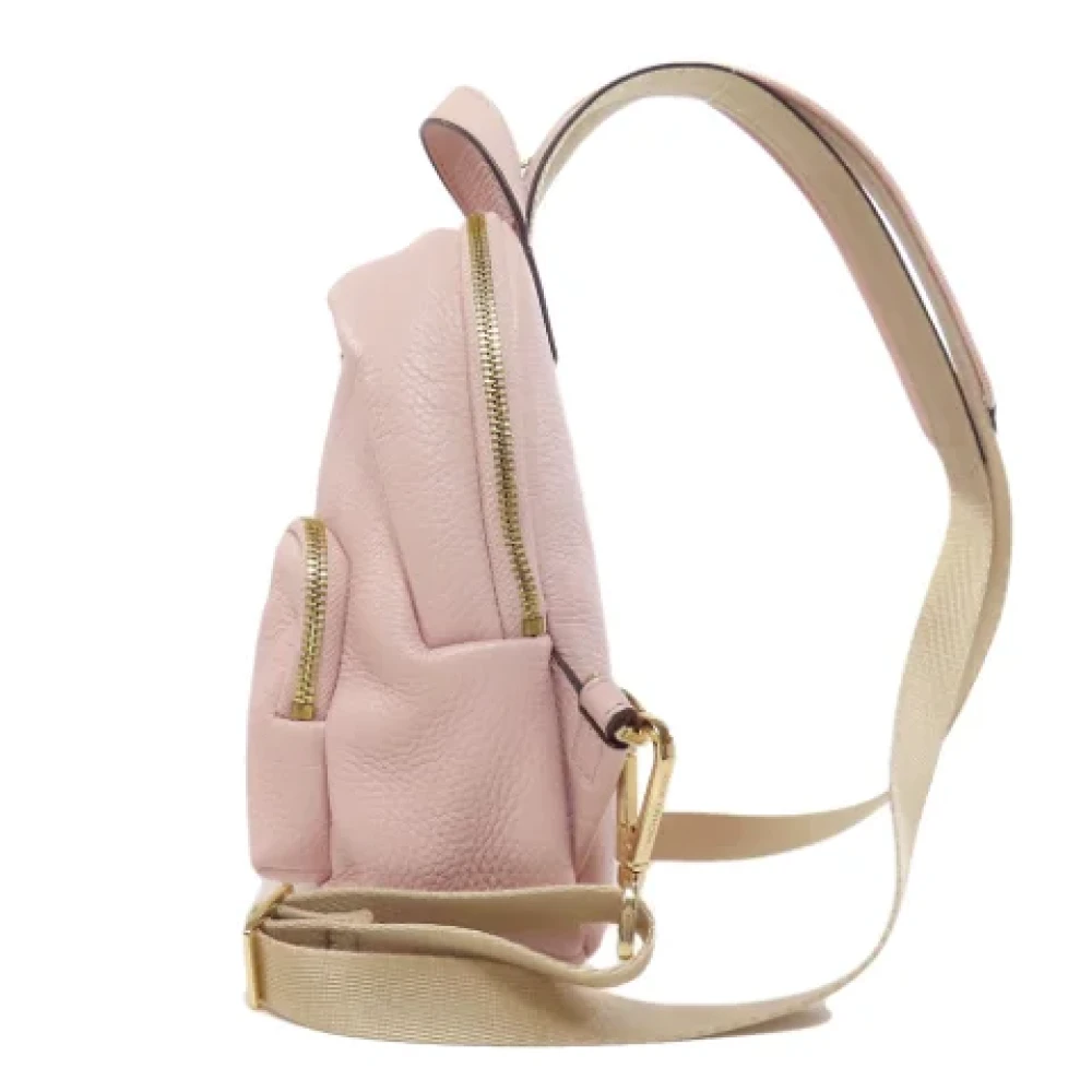 Michael Kors Pre-owned Leather backpacks Pink Dames