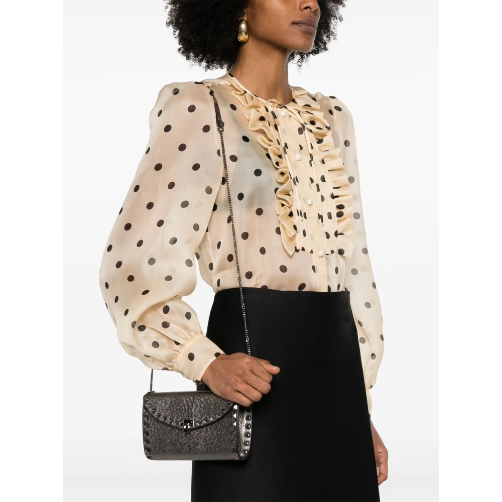 Valentino Garavani Antraciet Tassen voor Modeliefhebbers Gray Dames