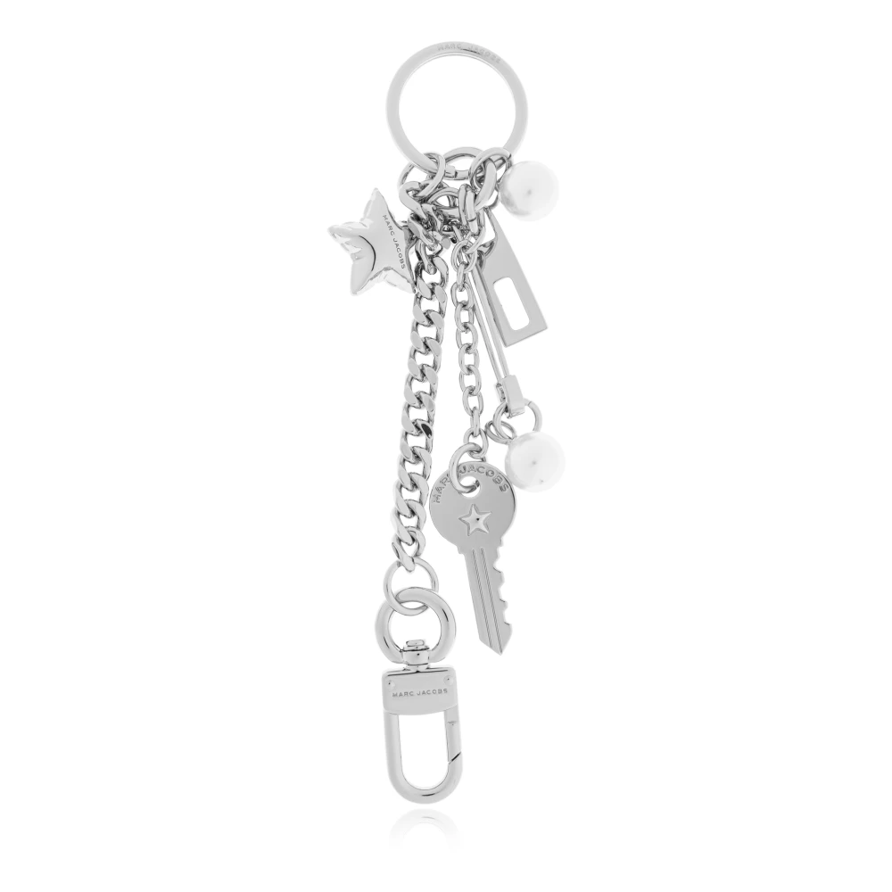 Marc Jacobs Women's Gray The Grommet Bag Charm - Keychains - One Size - Accessories