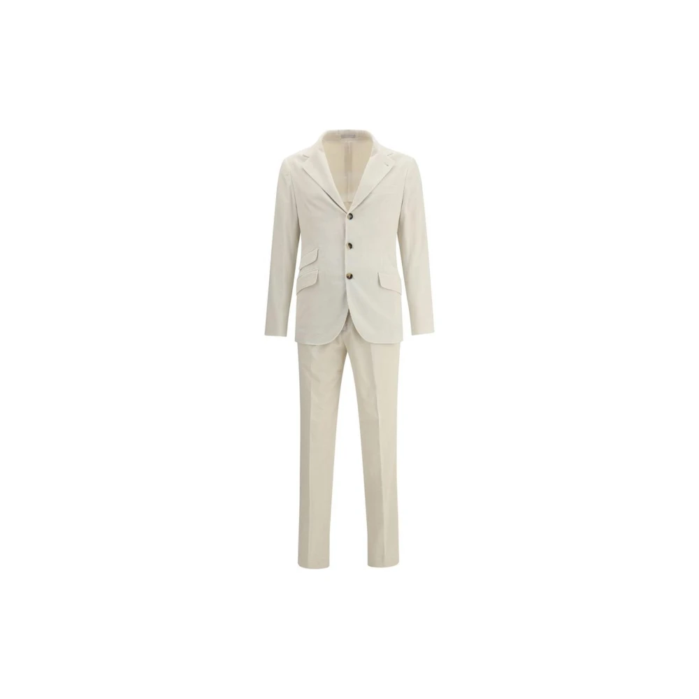 Suits > Suit Sets > Single Breasted Suits - - Brunello Cucinelli - Modalova